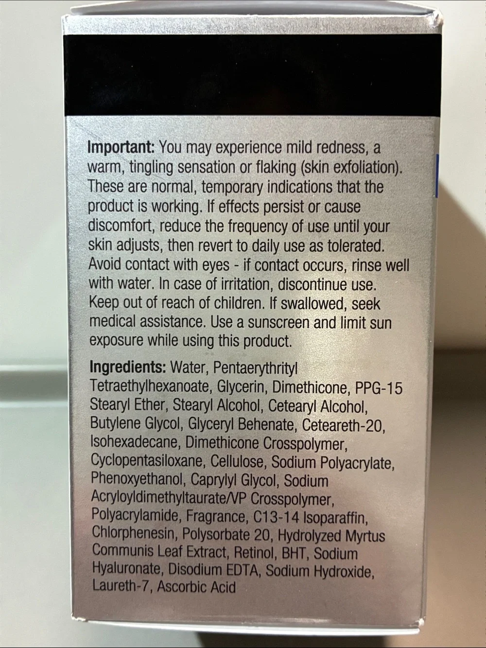 Neutrogena Retinol Regenerating Cream - Moisturizer NIB 1.7 OZ.